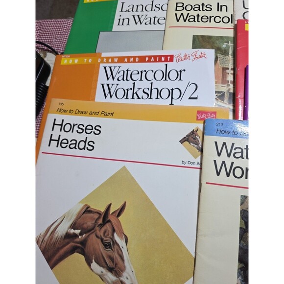 Vintage Learn How To Draw‎ and Paint Magazine Book by Walter Foster Lot Of 8 - Picture 3 of 3